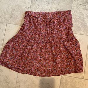 Skirt flower print